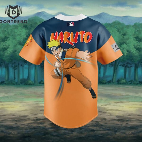 San Francisco Giants X Naruto Baseball Jersey – Orange