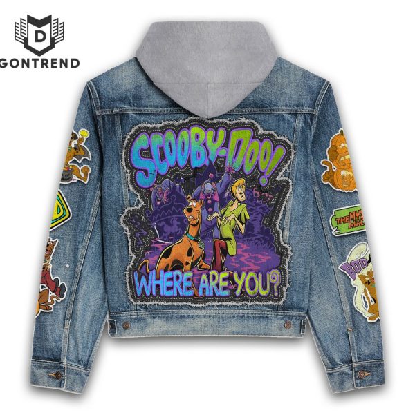 Scooby Doo Where Are You Hooded Denim Jacket