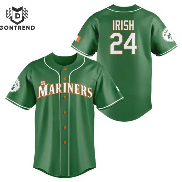 Seattle Mariners 2024 Irish Heritage Night Baseball Jersey