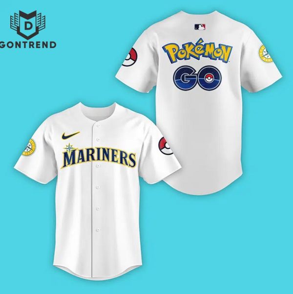 Seattle Mariners 2024 Pokemon GO Night Baseball Jersey