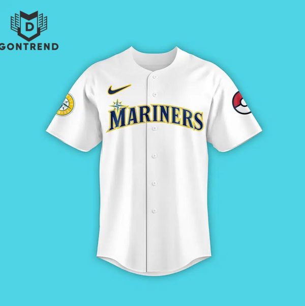 Seattle Mariners 2024 Pokemon GO Night Baseball Jersey