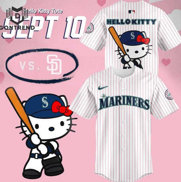 Seattle Mariners x Hello Kitty Baseball Jersey