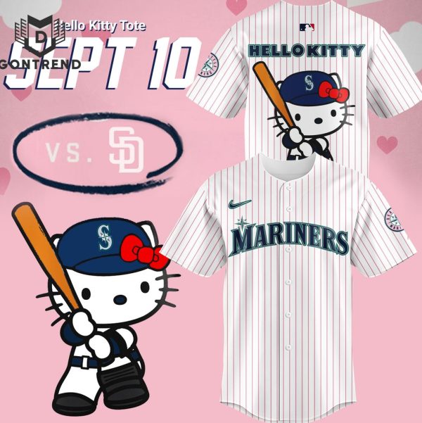 Seattle Mariners x Hello Kitty Night September 10th Baseball Jersey