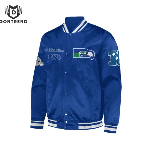 Seattle Seahawks 1976 Baseball Jacket