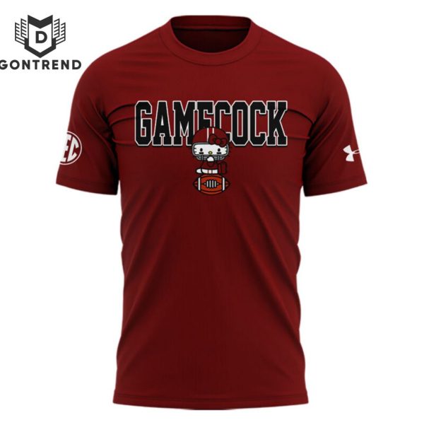 South Carolina Gamecocks x Hello Kitty 3D T-Shirt