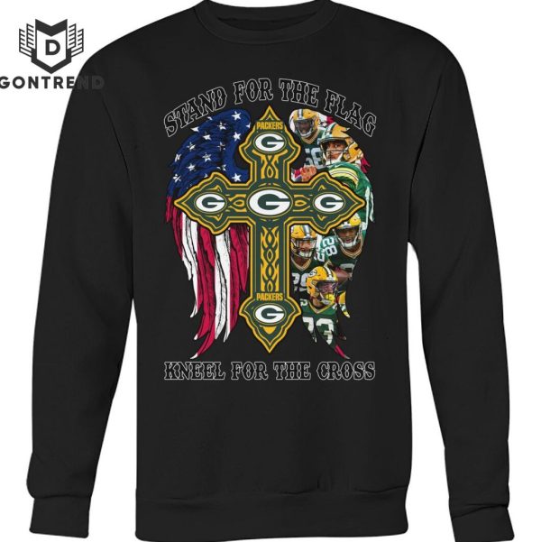 Stand For The Flag Kneel For The Cross Green Bay Packers T-Shirt