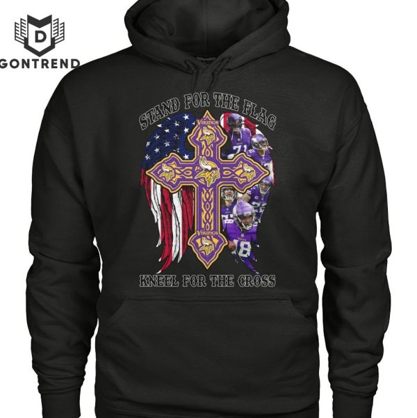 Stand For The Flag Kneel For The Cross Minnesota Vikings Unisex T-Shirt