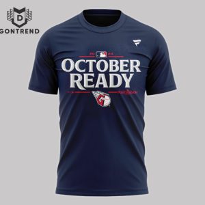 Cleveland Guardians October Ready Postseason 2024 Clinched 3D T-Shirt