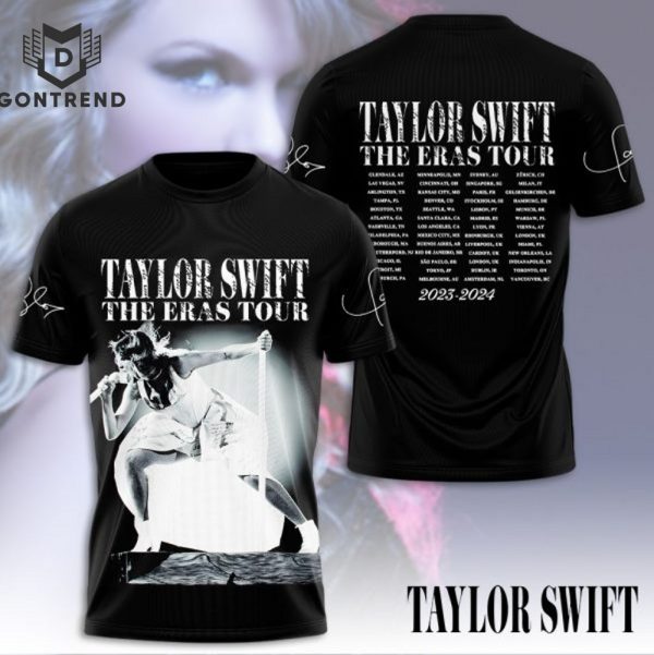 Taylor Swift The Eras Tour 2025-2024 Signature 3D T-Shirt