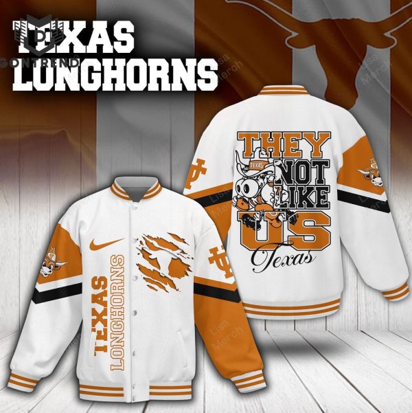 Texas Longhorns – They Not Like Us Baseball Jacket