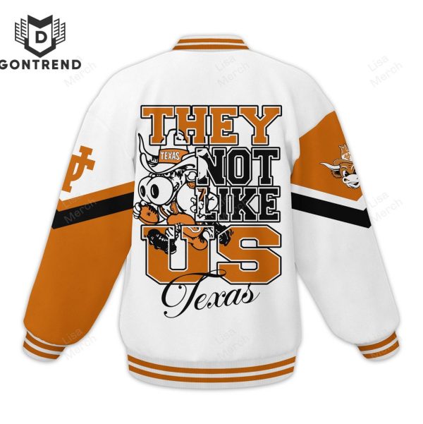 Texas Longhorns – They Not Like Us Baseball Jacket