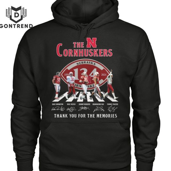 The Nebraska Cornhuskers 1890-2024 Signature Thank You For The Memories Unisex T-Shirt