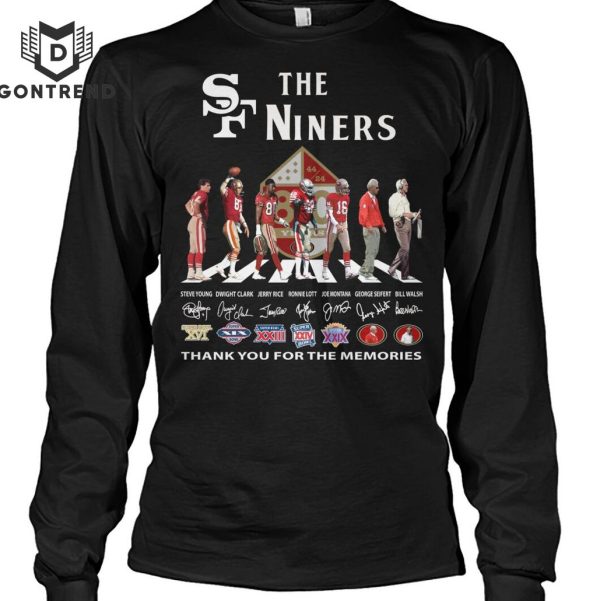 The Niners San Francisco 49ers Signature Thank You For The Memories Unisex T-Shirt