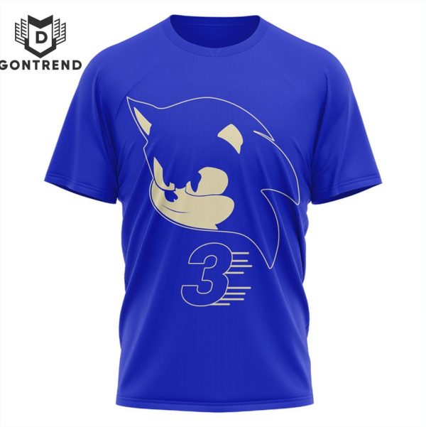 The Sonic Movie 3 Sonic 3D T-Shirt