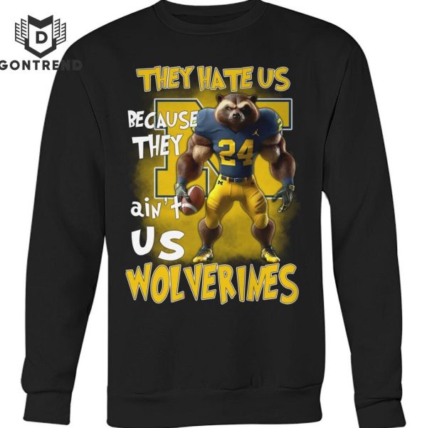 They Hate Us Because They AInt Us Michigan Wolverines Unisex T-Shirt