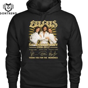 Bee Gees 54th Anniversary 1958-2012 Signature Thank You For The Memories T-Shirt