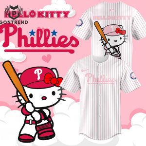 2024 Hello Kitty Night x Philadelphia Phillies 2024 Baseball Jersey