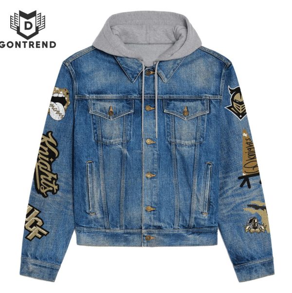 UCF Knights Football Nation Hooded Denim Jacket