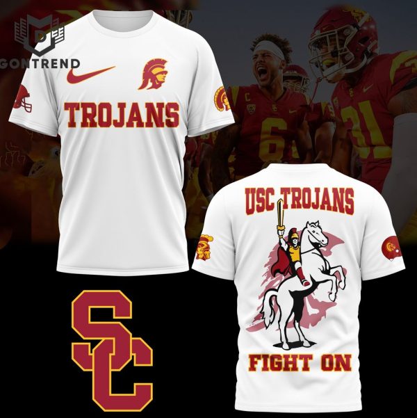 USC Trojans Football Fight On Design 3D T-Shirt