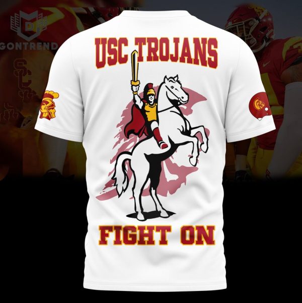 USC Trojans Football Fight On Design 3D T-Shirt