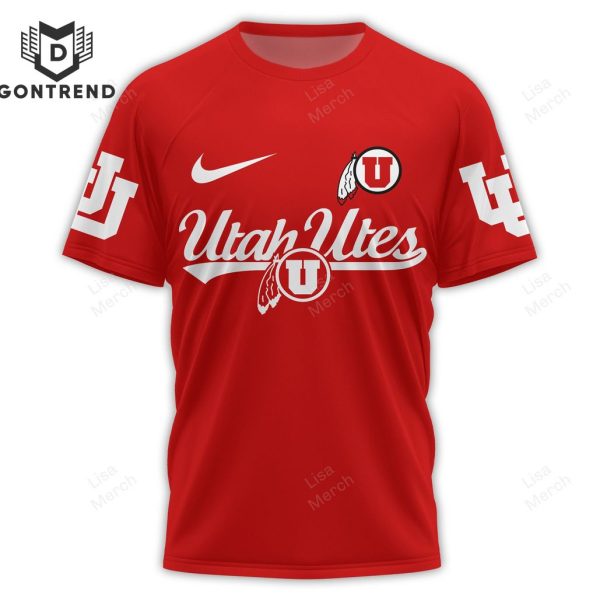 Utah Utes Go Utes 3D T-Shirt