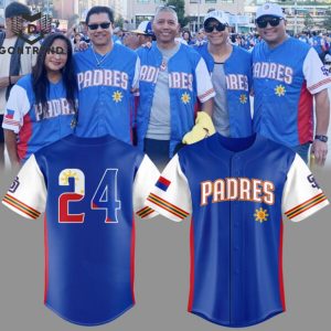 Personalized 2024 San Diego Padres Filipino Heritage Night Baseball Jersey