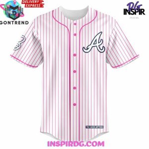 Atlanta Braves x Barbie Night Game Baseball Jersey