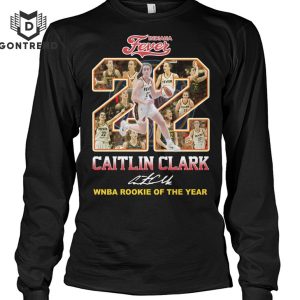 Indiana Fever Caitlin Clark Signature Rookie Of The Year Signature Unisex T-Shirt