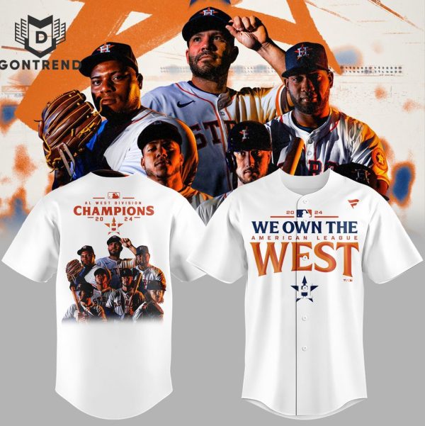 We Own The American League West 2024 Houston Astros Baseball Jersey