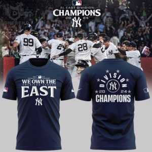 2024 AL East Division Champions New York Yankees 3D T-Shirt