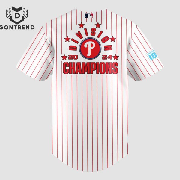 Your 2024 National League East Champions Philadelphia Phillies Division Baseball Jersey