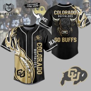 Personalized Colorado Buffaloes Go Buffs Baseball Jersey