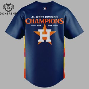 Houston Astros 2024 AL West Division Champions Baseball Jersey