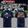 New York Yankees American League Champions 2024 3D T-Shirt – Grey