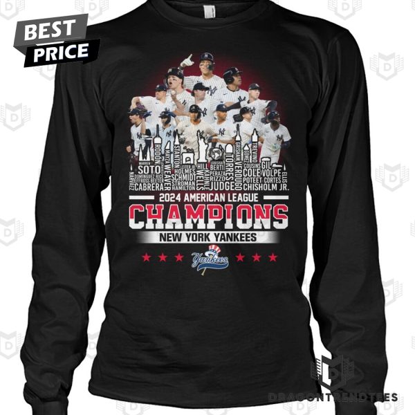 2024 American League Champions New York Yankees Unisex T-Shirt