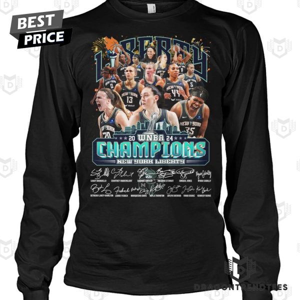 2024 Champions New York Liberty Signature Unisex T-Shirt