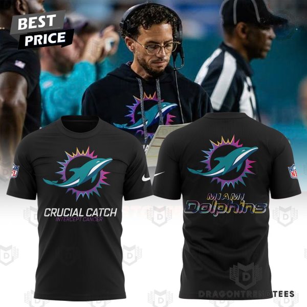 2024 Crucial Catch Miami Dolphins 3D T-Shirt