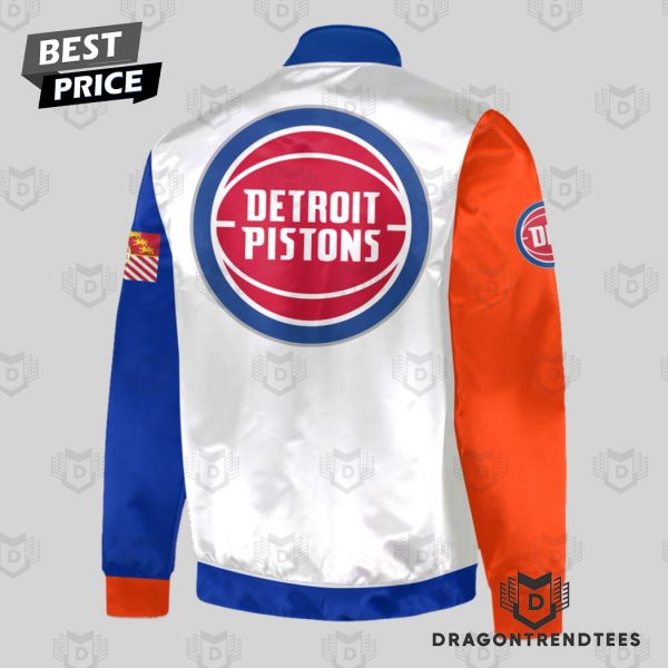 2024 Detroit Pistons Basketball Baseball Jacket