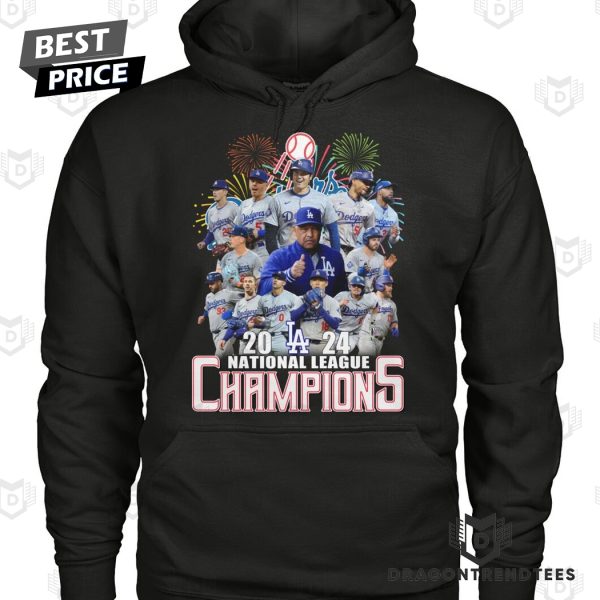 2024 Los Angeles Dodgers National League Champions Unisex T-Shirt