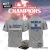 2024 NLCS Los Angeles Dodgers 3D T-Shirt – Grey