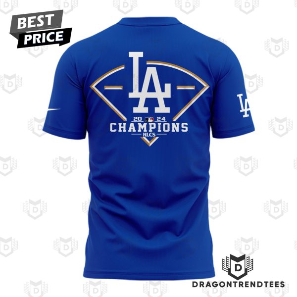 2024 National League Champions Los Angeles Dodgers 3D T-Shirt – Blue