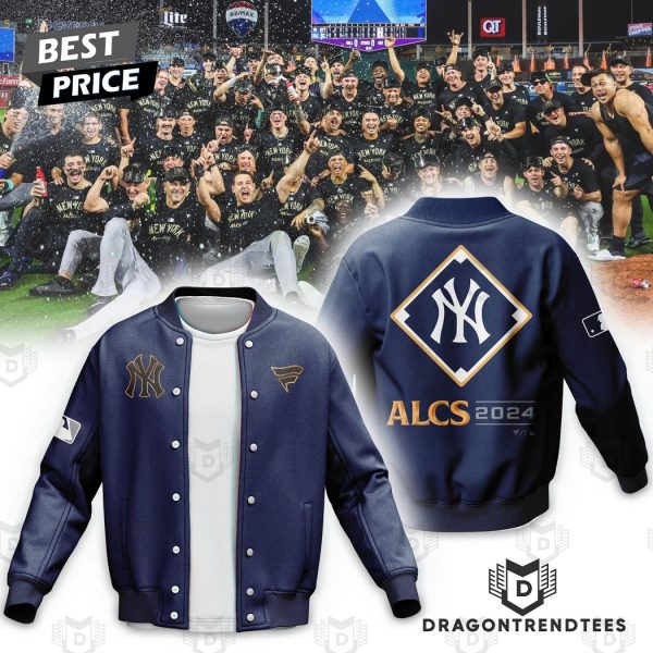 2024 New York Yankees American League Division Series Champions Baseball Jacket – Blue