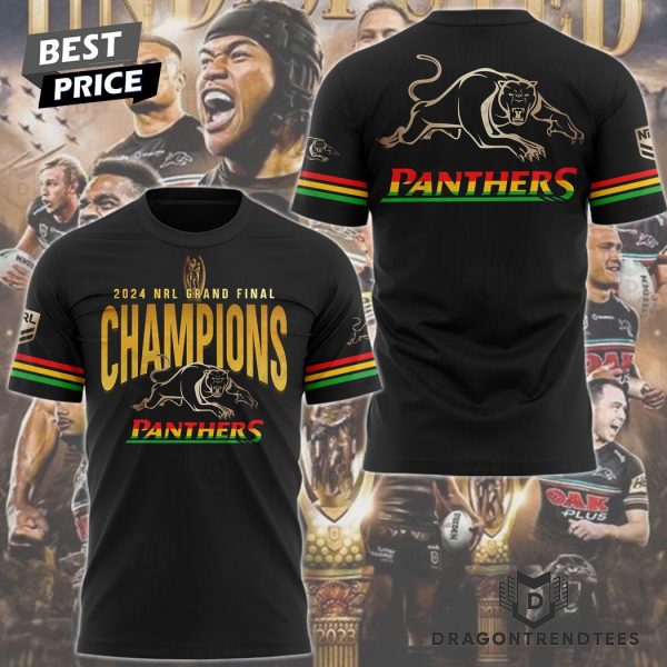 2024 NRL Grand Final Champion Penrith Panthers 3D T-Shirt