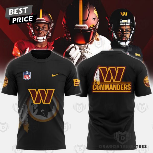 2024 Washington Commanders Alternmate Helmet Pullover 3D T-Shirt