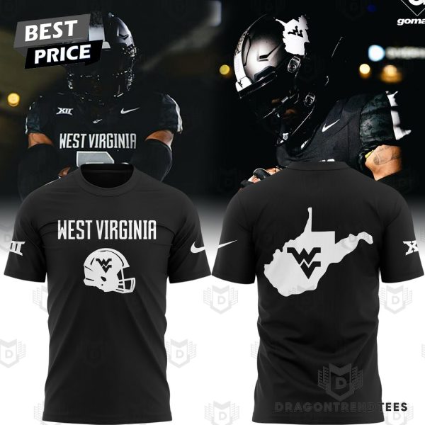 2024 West Virginia Mountaineers Black 3D T-Shirt