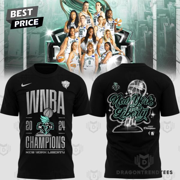 2024 WNBA Champions New York Liberty 3D T-Shirt