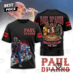 Paul DiAnno 1958-2024 Signature 3D T-Shirt