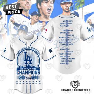 2024 Los Angeles Dodgers Champions World Series 2024 Baseball Jersey