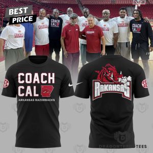 2024 Coach John Calipari Arkansas Basketball Red 3D T-Shirt