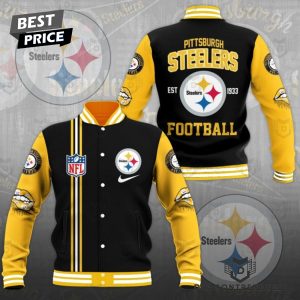 Pittsburgh Steelers Football Est 1933 Baseball Jacket